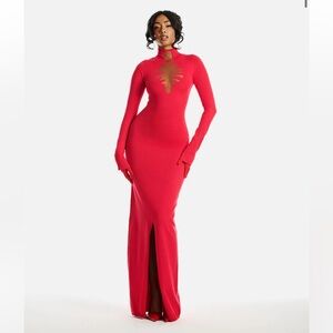 Hanifa Red Knit Dress